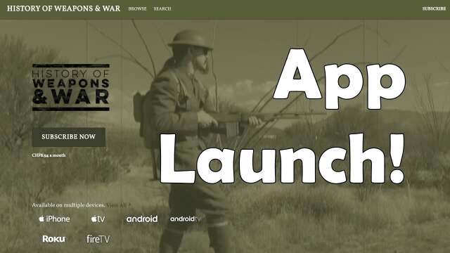History of Weapons And War App Launch! 40% Off Today With Code "WEAPONSWAR40" (22 September 2023)