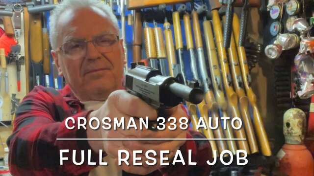 crosman 338 Auto semi auto Co2 BB pistol full reseal