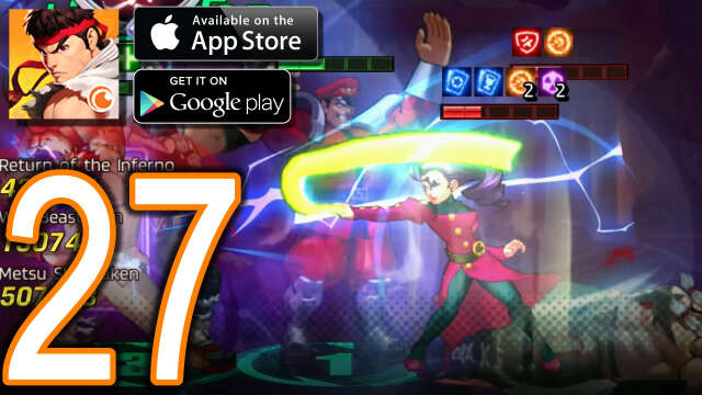 Street Fighter Duel Android iOS Walkthrough - Part 27 - Stage 23 - Never Fear Shadows