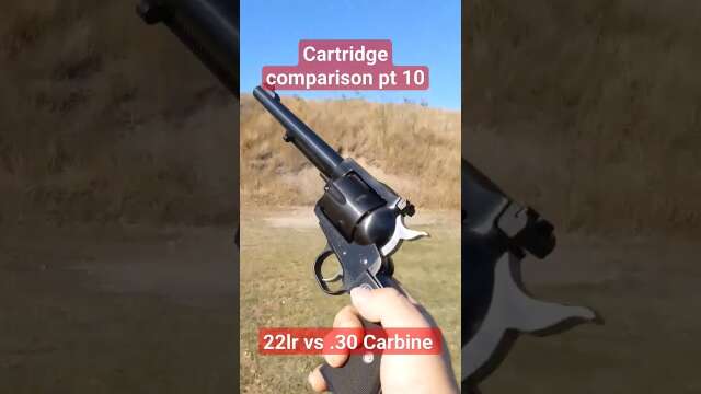Cartridge comparison pt 10: 22lr vs .30 Carbine