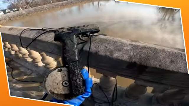 Another GUN Found When We Went Magnet Fishing in Fort Wayne! (Police Called)