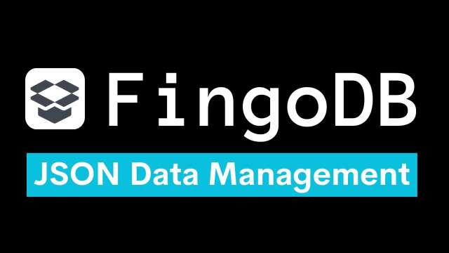 FingoDB is the TypeScript of MongoDB | JSON data management using APIs