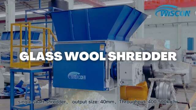 Mineralwool/Glasswool Shredder
