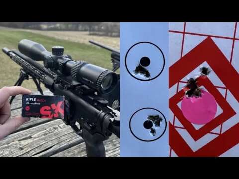 HOW is this SO ACCURATE? Bolt-action accuracy out of an AR-22! BoreBuddy Apogee Match 22lr Barrel