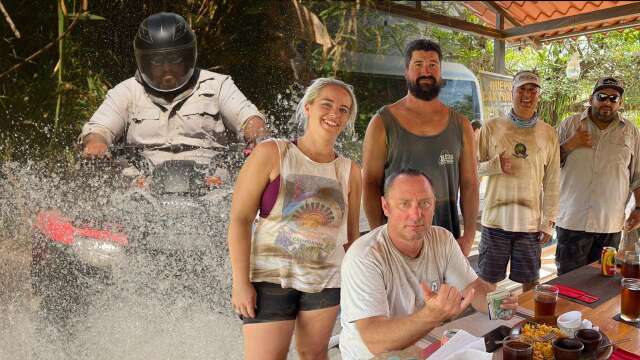 Epic ATV Adventure & Jungle Hike in Costa Rica / Rain Maker Park & Waterfall Dive