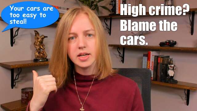Dem Cities Blame Cars Instead of Thieves