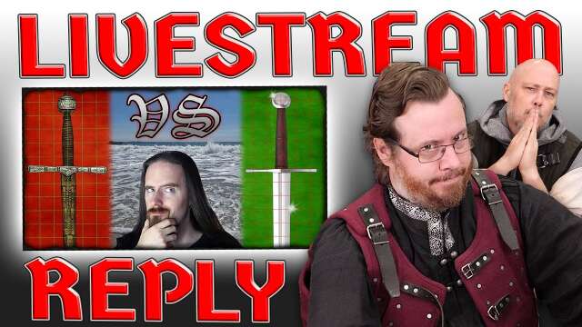 REPLY to Skallagrim's "Awful" Medieval Swords VS. "Perfect" Modern Swords | SHADIVERSITY LIVESTREAM