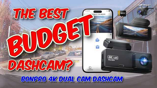 BONPRO 4K Dual Cam Dashcam Review