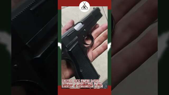 War Use 9mm FN Browning High-Power MK2 Darra Bazar | #Shorts #ShortVideo #Browning #9mm #Gun #Khyber