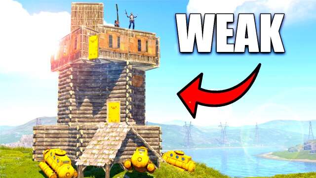 We Built A Weak Base To Get Online Raided in Rust (it worked)