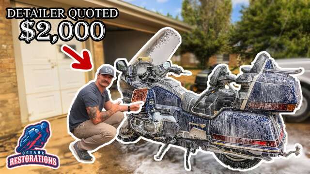How To Properly Clean YOUR DISGUSTING Motorcycle Like A Professional