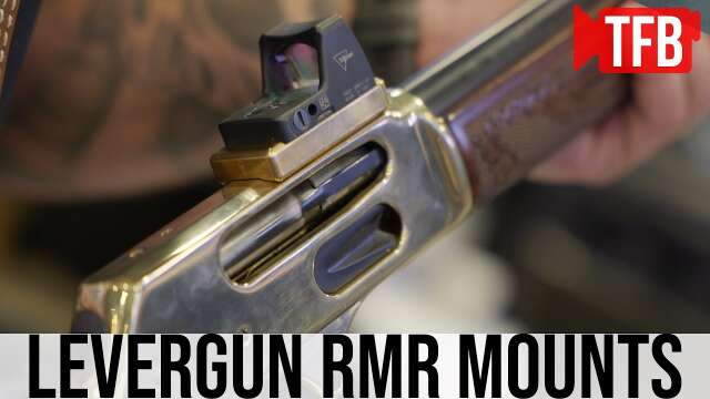 FANCY Golden Levergun RMR Mount from MCM Firearms [TriggrCon 2023]