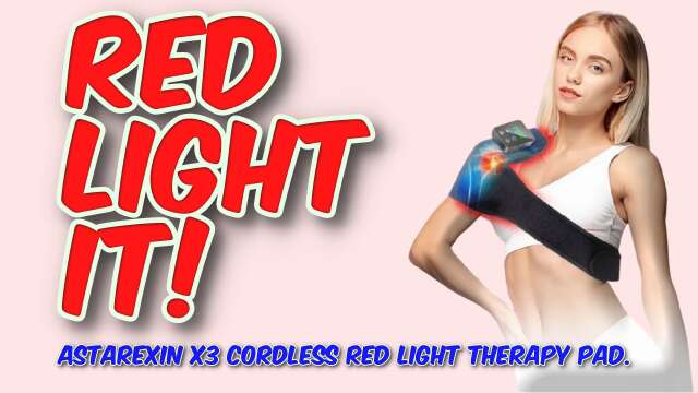 ASTAREXIN Cordless Red Light Therapy Knee Pad Review