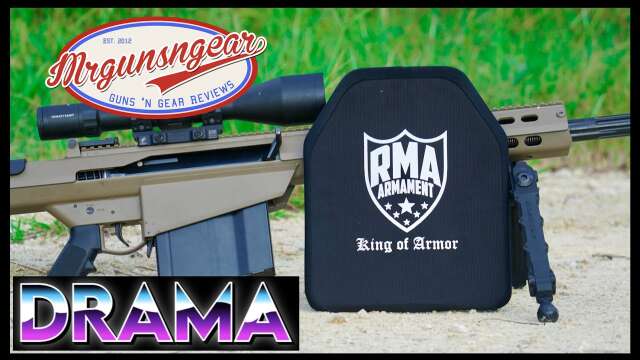 RMA 1155 Level IV Armor Plate Drama?   Let's Test One & Find Out! 🇺🇸