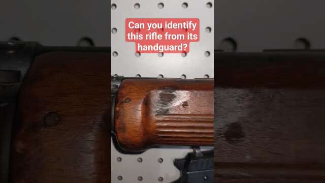 Can you identify this Rifle from just it's Handguard?