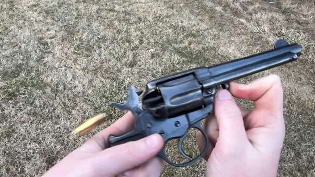 1877 Colt “Lightning” POV firing