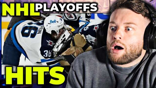 Soccer Fan Reacts: NHL PLAY OFF HITS 2023! *CRAZY HITS*