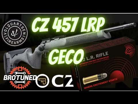 CZ 457 LRP - Geco 22 L.R. Rifle - AMMUNITION TEST - 50 Yards
