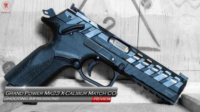 Grand Power Mk23 X Calibur Match CO Shooting Impressions