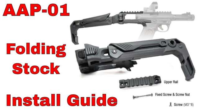 AAP-01 Folding Stock / Adjustable length and cheek / how to install guide walkthrough