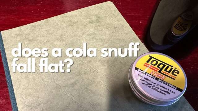 Toque Coke | Nasal Snuff | First Impressions 🤌