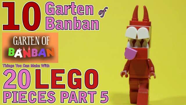 10 Garten of Banban things you can make with 20 Lego pieces Part 5
