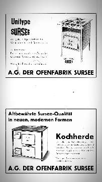 Ofenfabrik Sursee A.G. Ofenfabrik und Therma-Werke AVA-INFO