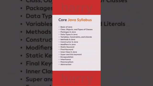 Java all major topics to Practice and revise. save this for future reference #javainterviewquestions