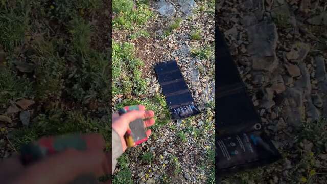 Charging on the PNT (Pacific Northwest Trail)