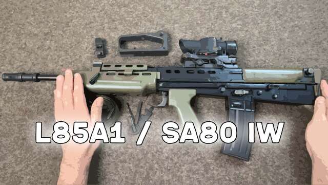 British Rifle L85A1 / SA80 IW: The Mechanical Gory Details (Rare Factory Semi)