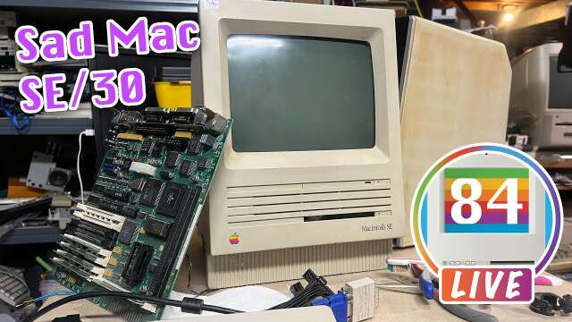 LIVE: Can we fix Luke's Sad Mac SE/30?
