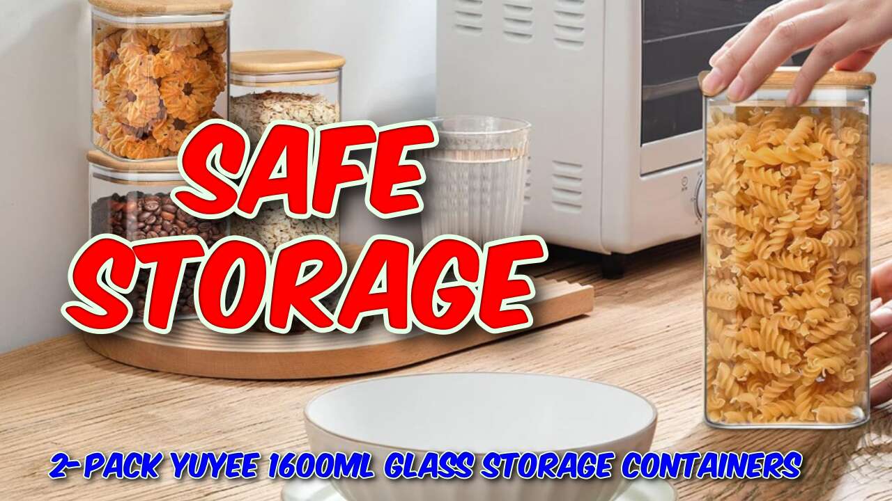 YUEYEE 1600ml Glass Storage Containers Review