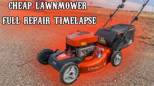 CHEAP Propelled Push Lawn Mower FULL Repair Time-lapse ASMR No Narration
