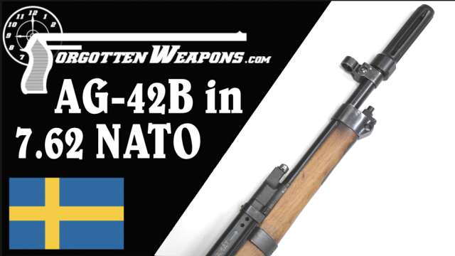 Experimental AG-42B Conversion to 7.62mm NATO