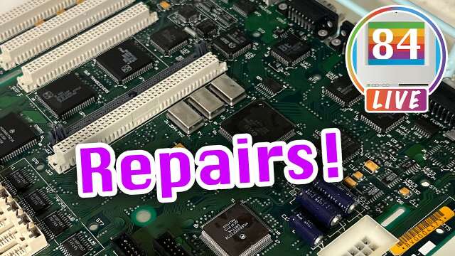 LIVE: Some Stubborn Macs Need Repair! (Mac IIci - Macintosh TV)