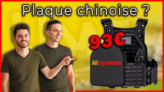 Plaque PARE-BALLE Aliexpress. Le résultat est franchement surprenant !