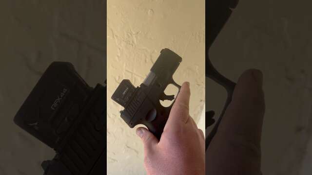 The New Viridian RFX 44 closed emitter pistol Optic !!! #shorts ￼