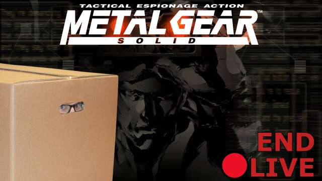 🔴 Live -  [Metal Gear Solid] END - The Final Hour