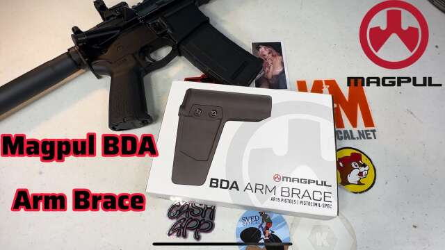 Magpul BDA Pistol Brace - Unboxing and Install