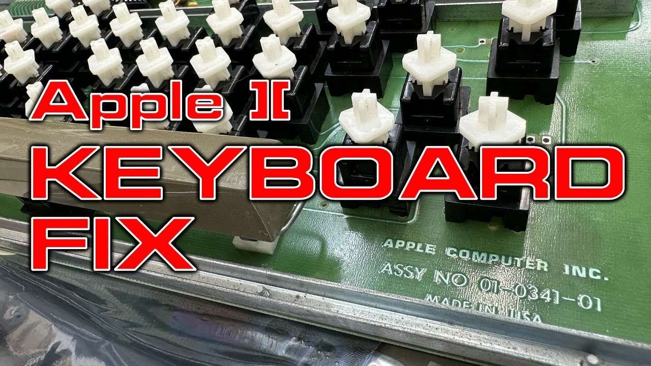 Apple ][ Keyboard Fix - JCM Live!