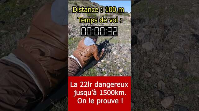 Distance MAX à la 22lr !