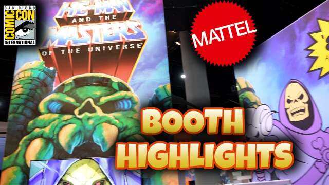 Mattel Comic Con 2023 Booth Highlights