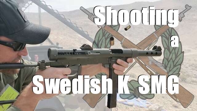 Shooting a Swedish K (M/45)