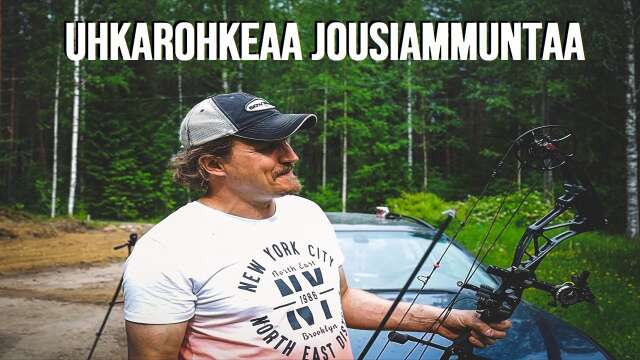 KAIKKI TAI EI MITÄÄN JOUSIAMMUNTAA // KUINKA TUHOTA 70 EUROA 7 MINUUTISSA #jousiammunta #vlog