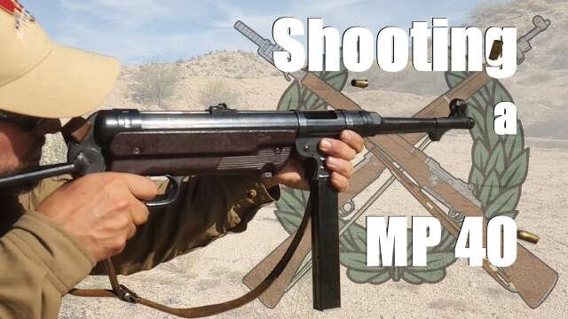 Shooting a MP 40