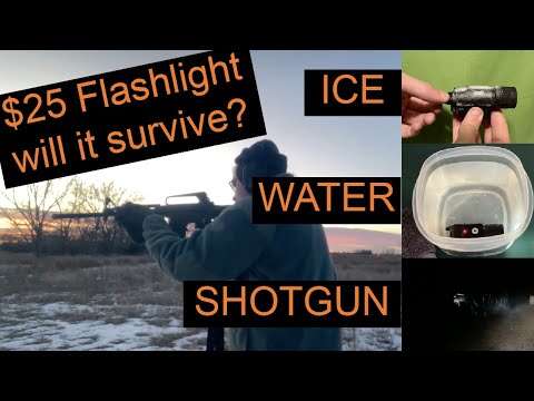 Cheap Pistol Flashlight Torture Test/Review (EZShoot)
