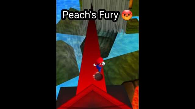 Peach is REALLY mad in this game... #shorts