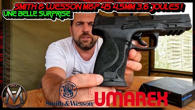 Smith & Wesson M&P 45 4.5mm ! Un pistolet à plombs Agréable et efficace !