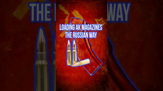 Loading AK47 magazines the Russian way. 🇷🇺🐻 #ak #akm #gun #magazine #russia #россия #ak47 #ak74