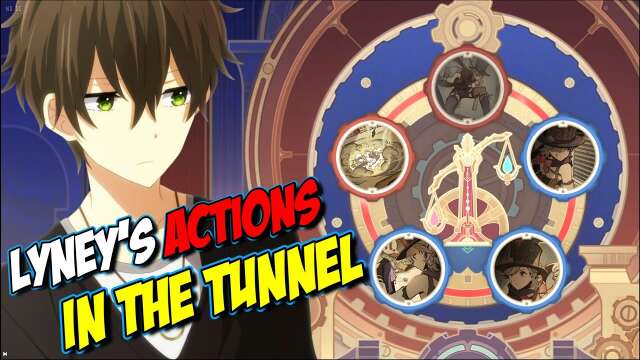 Lyney's Actions in the Tunnel Genshin Impact